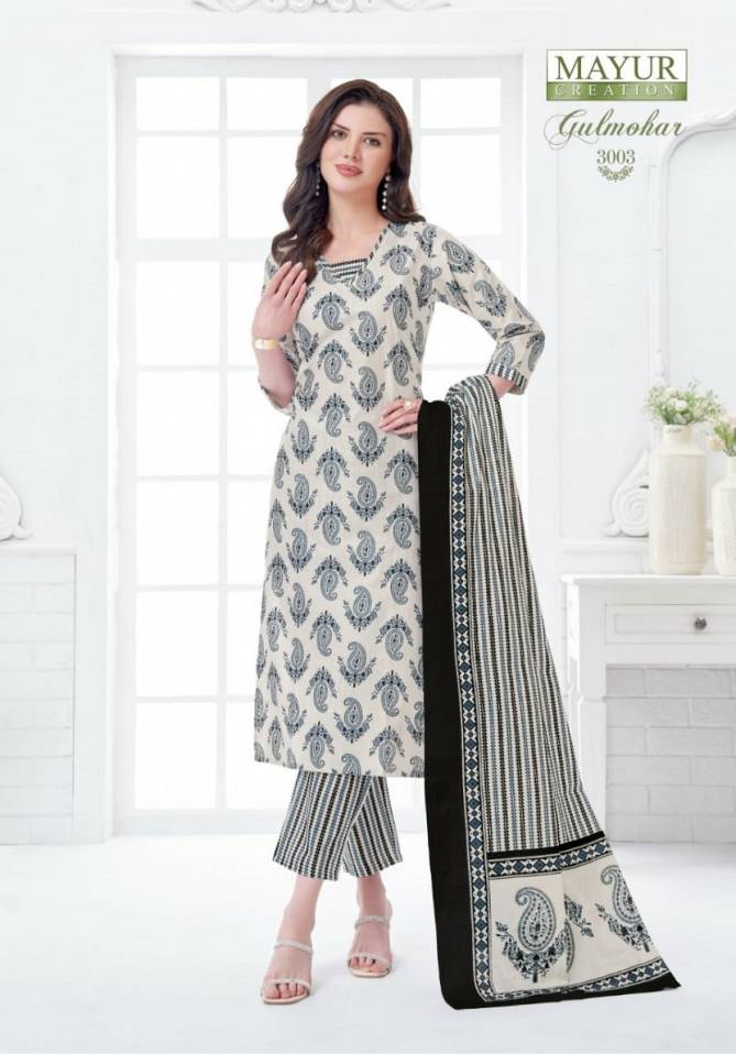 Mayur Gulmohar 3 Cotton Printed Dress Material Catalog
